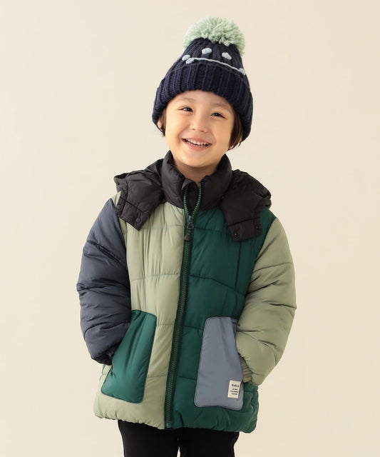 【BEAMS Mini】 機能棉連帽夾克衫