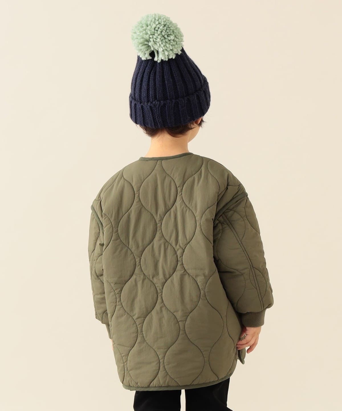 【BEAMS Mini】 ☁️ 夾棉絎縫大衣
