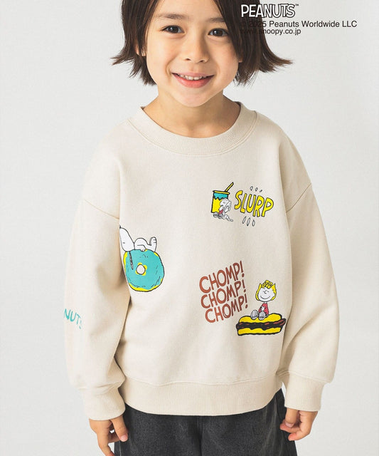 【BEAMS Mini】 Peanuts全花紋印花衛衣