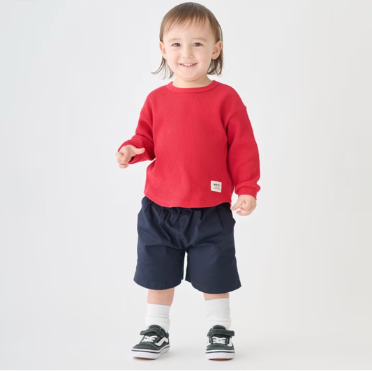 👖【Teddy Bear】純棉質感 寶寶五分褲|休閒百搭款