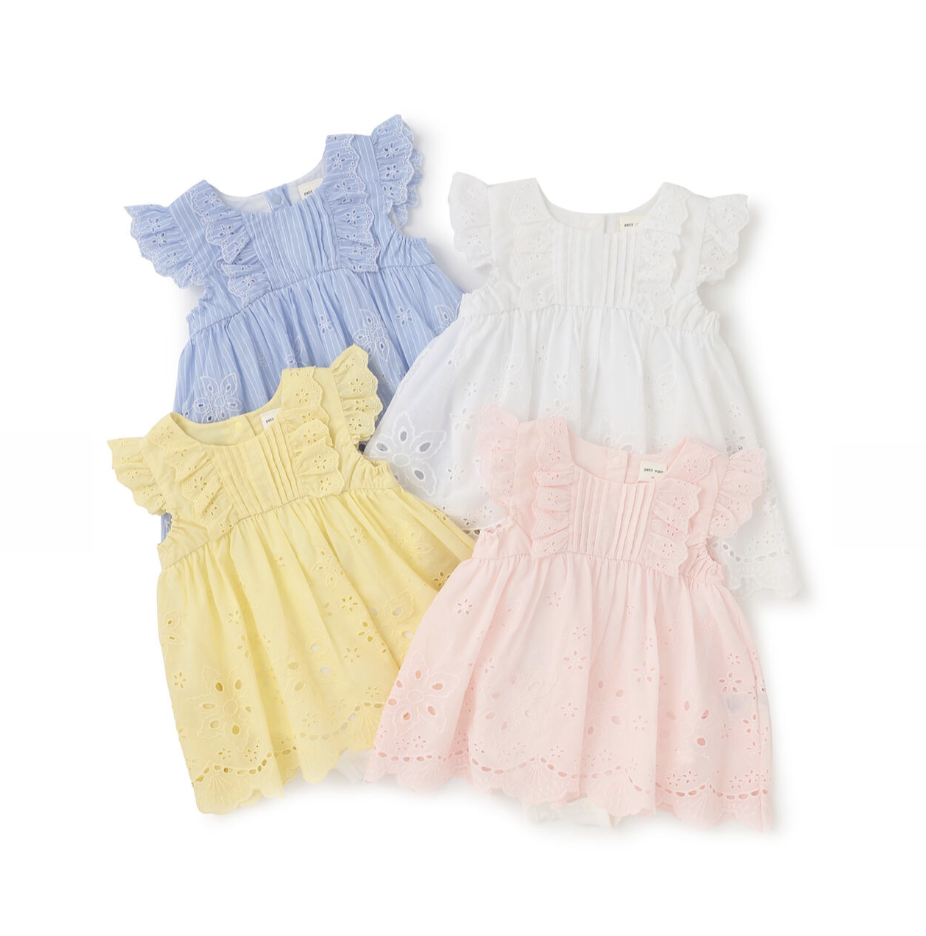 【petit main】罩蕾絲連身包屁衣(Romper)🤍👶