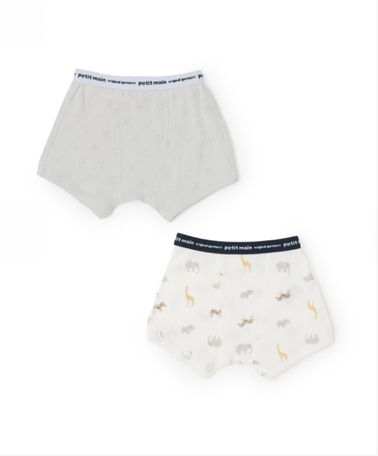 【petit main】【弱酸性】男童內褲 2件組 👦🩳