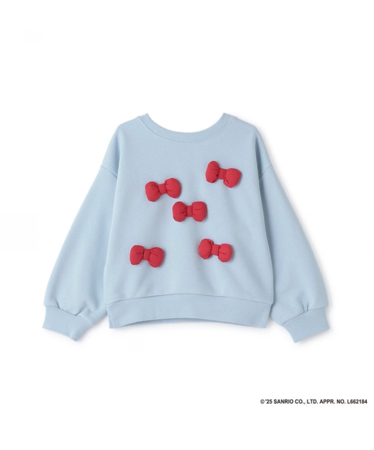 【Lycee mine】 【雙面可穿】🎀 Hello Kitty 立體蝴蝶結長袖上衣 🧸