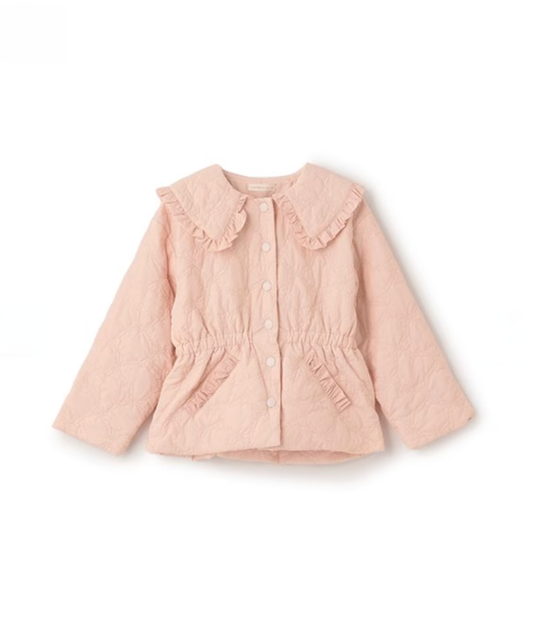 【Lycee mine】❄️ 中長版蝴蝶結鋪棉外套 🧥