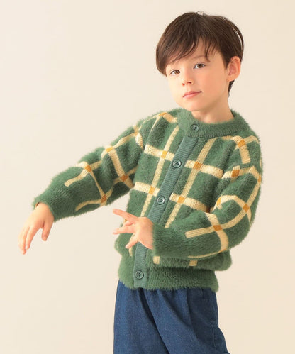 【BEAMS Mini】 🌟 柔軟毛絨開襟毛衣
