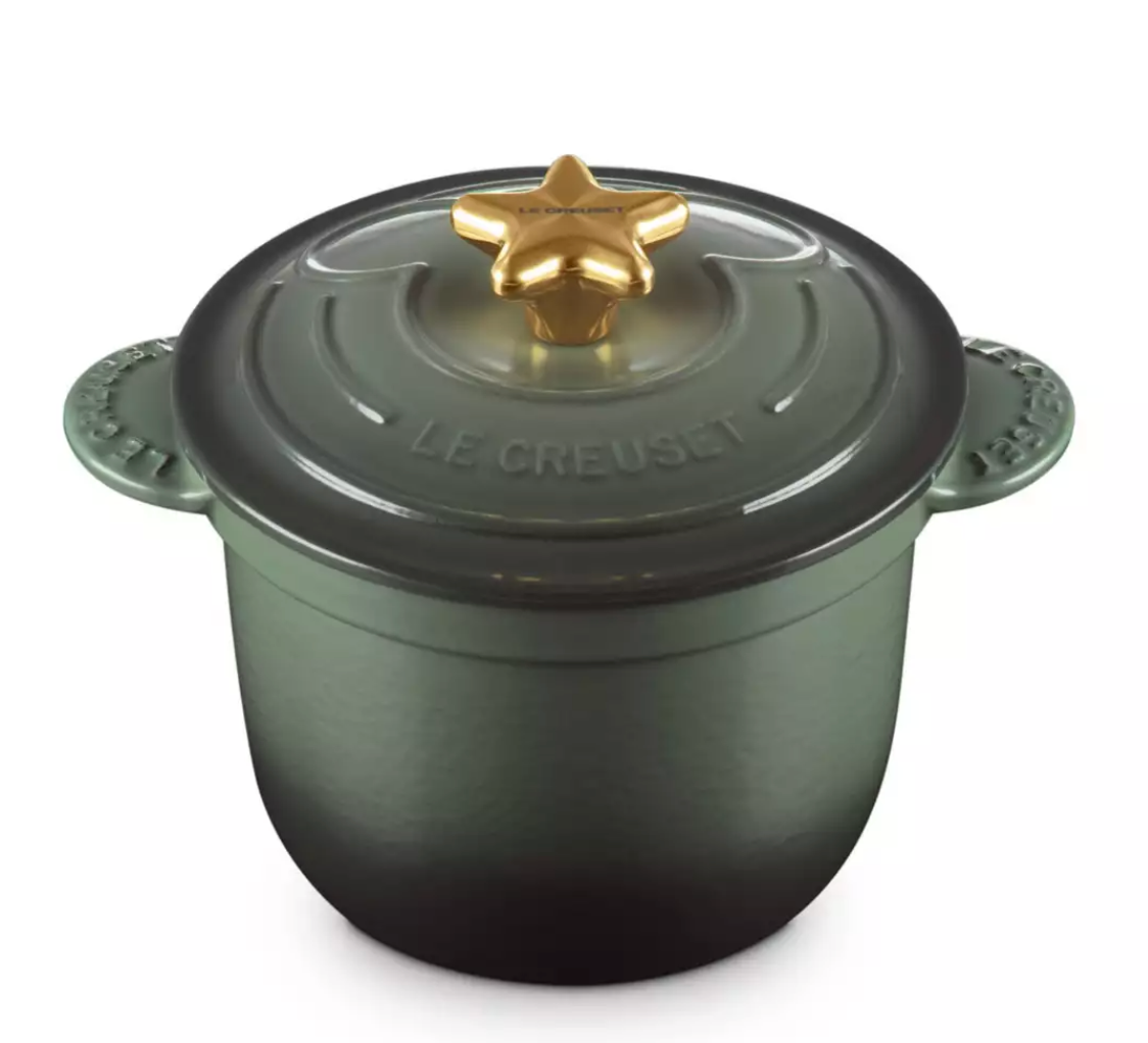【日本Disney】【Le Creuset】米奇老鼠 / Cocotte Every 18 (星型鍋蓋頭)