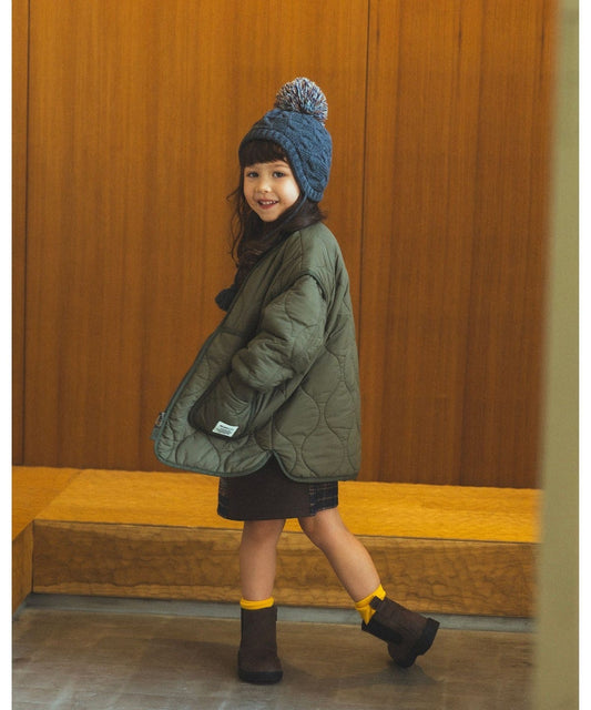 【BEAMS Mini】 ☁️ 夾棉絎縫大衣