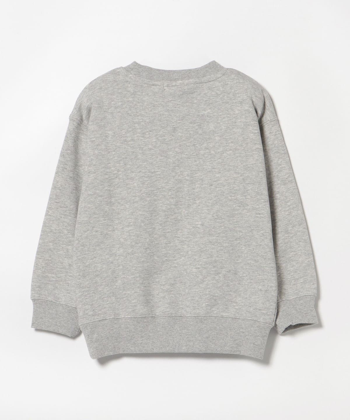 【BEAMS Mini】 微笑圖案刺繡圓領衫