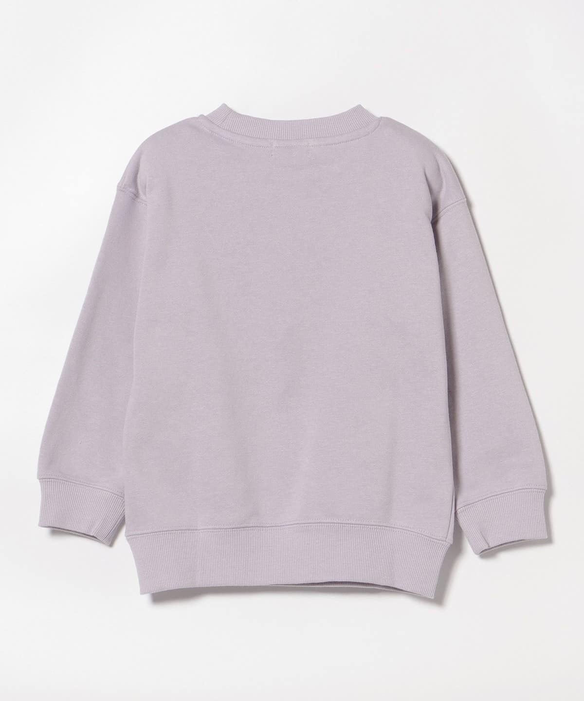 【BEAMS Mini】 微笑圖案刺繡圓領衫