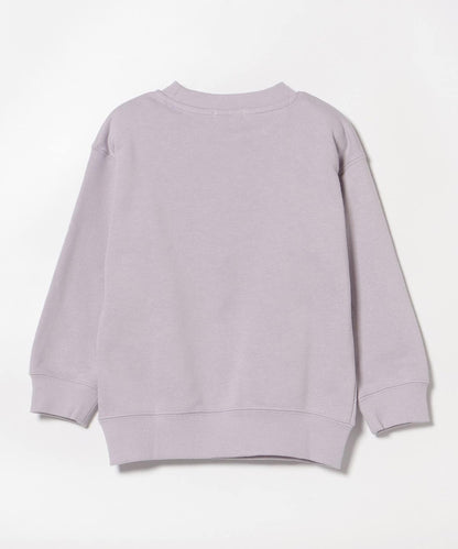 【BEAMS Mini】 微笑圖案刺繡圓領衫