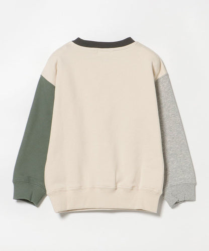 【BEAMS Mini】 帥氣工程車圖案圓領衫