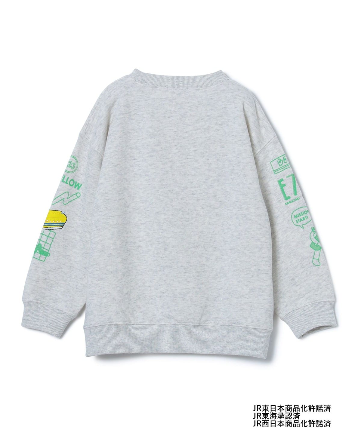 【BEAMS Mini】 小小鐵道迷 JR 新幹線印花圓領衛衣