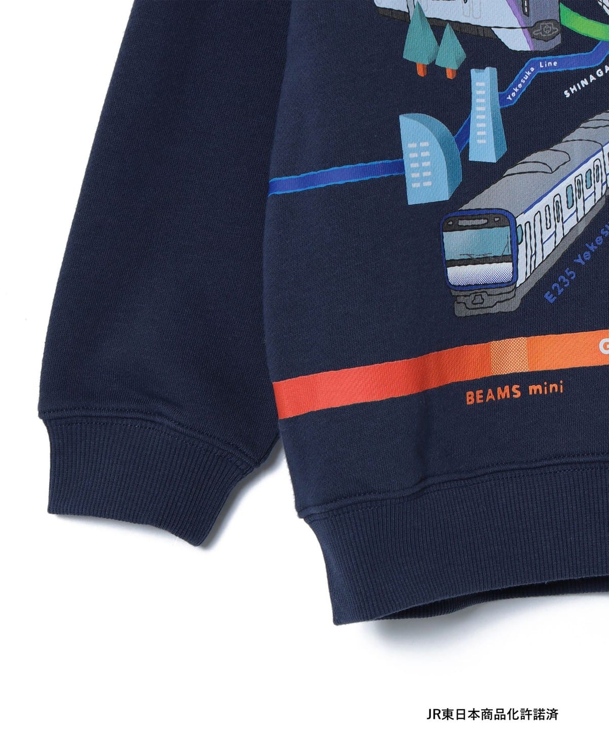【BEAMS Mini】 小小鐵道迷 JR列車長袖上衣