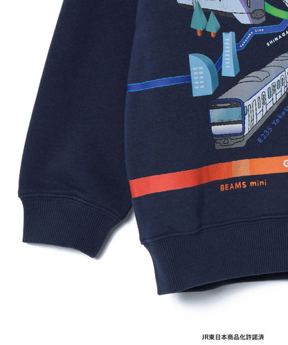 【BEAMS Mini】 小小鐵道迷 JR列車長袖上衣