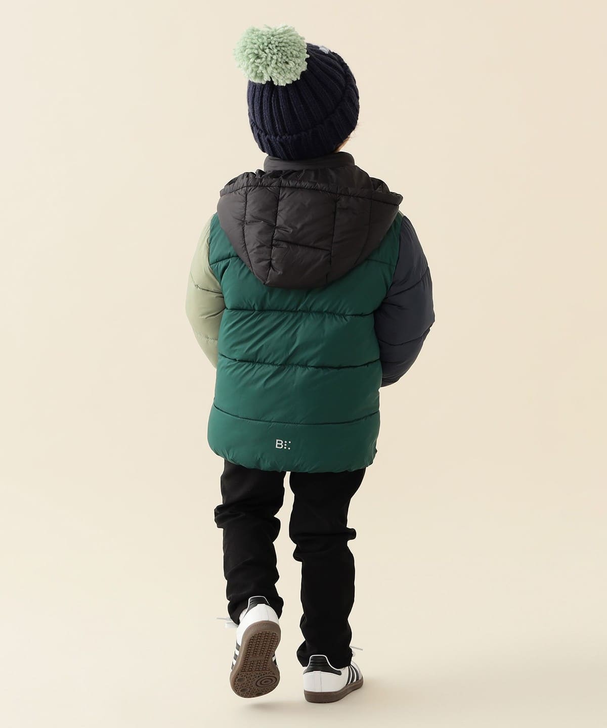 【BEAMS Mini】 機能棉連帽夾克衫