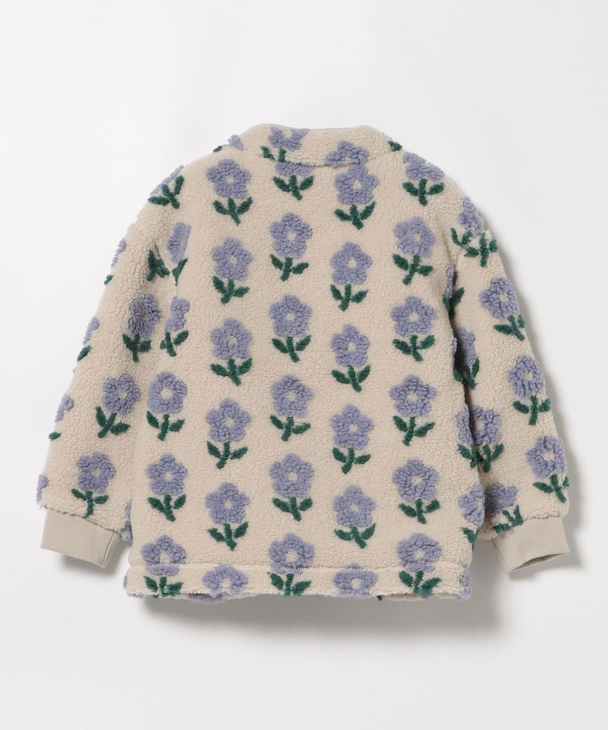 【BEAMS Mini】 提花絨毛飛行外套