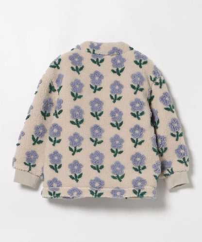 【BEAMS Mini】 提花絨毛飛行外套