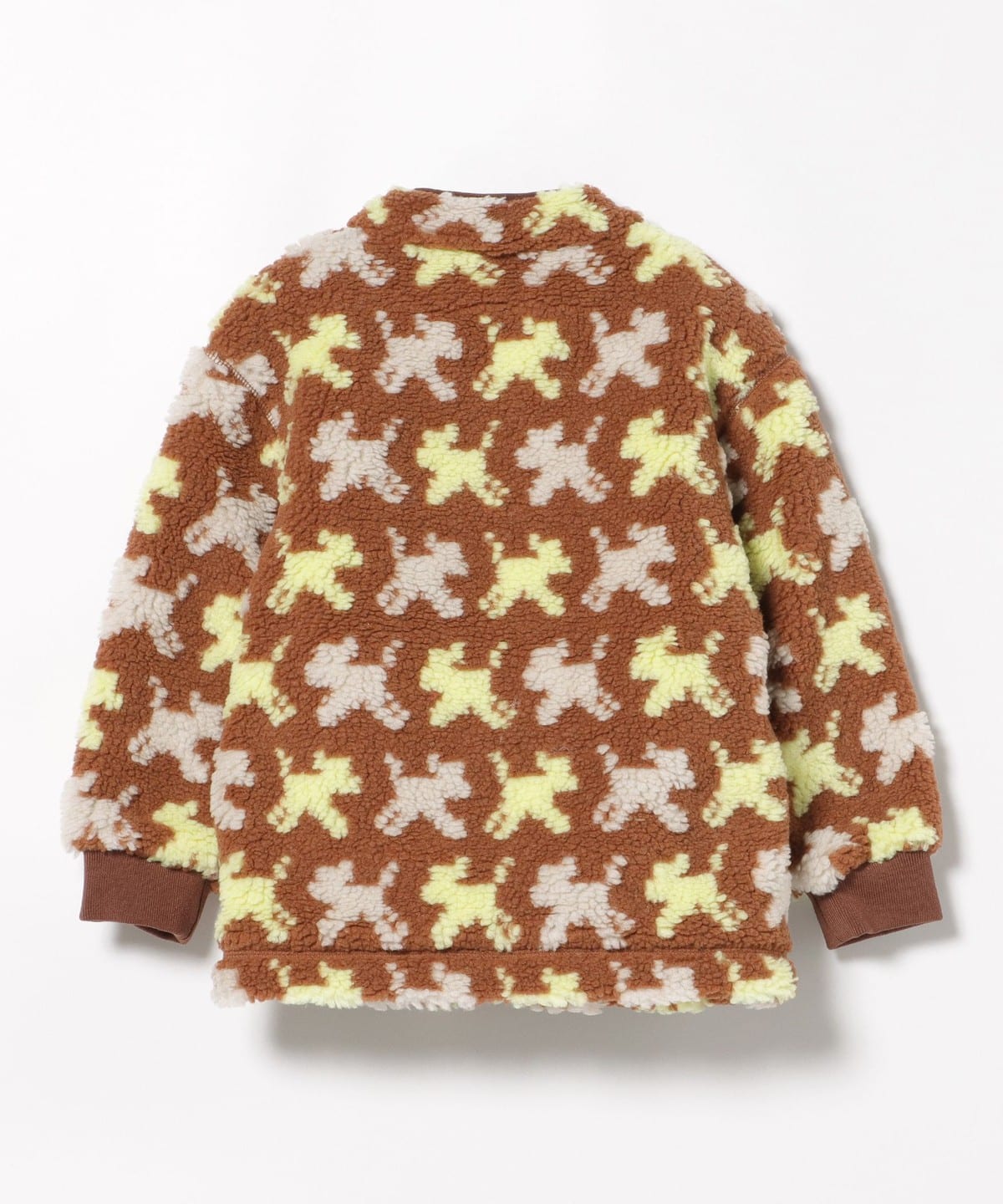 【BEAMS Mini】 提花絨毛飛行外套