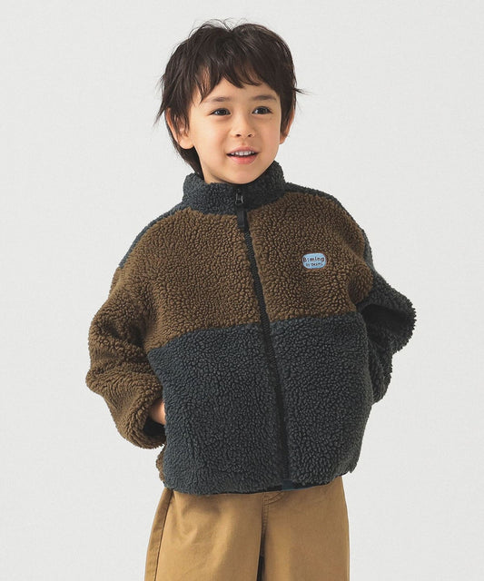 【BEAMS Mini】 兩面穿毛絨夾克