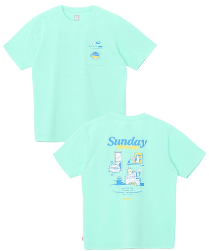 【CHUMS】日本直送 Dry Sunday Morning 口袋 T 恤