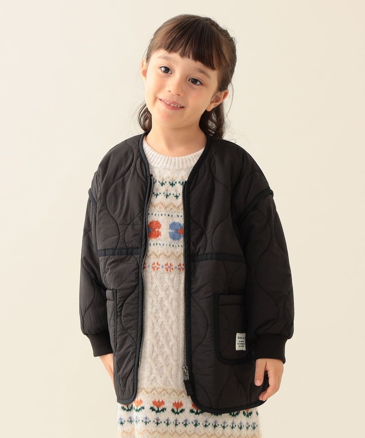 【BEAMS Mini】 ☁️ 夾棉絎縫大衣