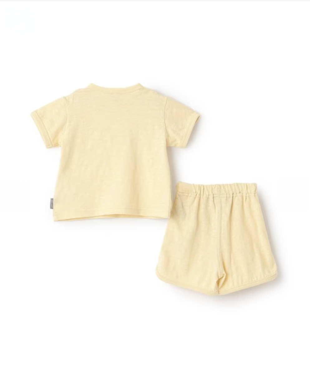 【petit main】【Disney】CARS角色繡章短袖套裝 👕👖