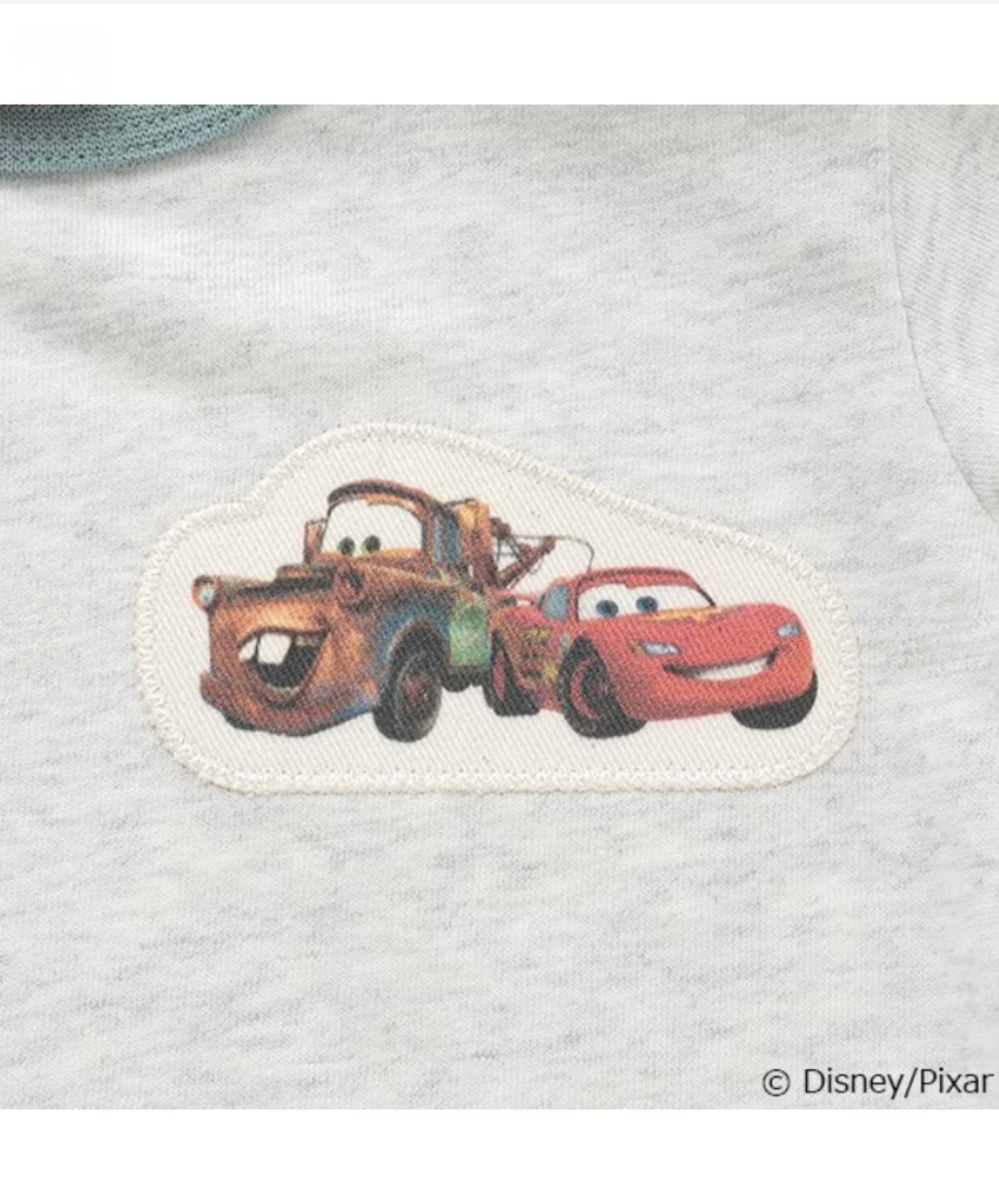 【petit main】【Disney】CARS角色繡章短袖套裝 👕👖