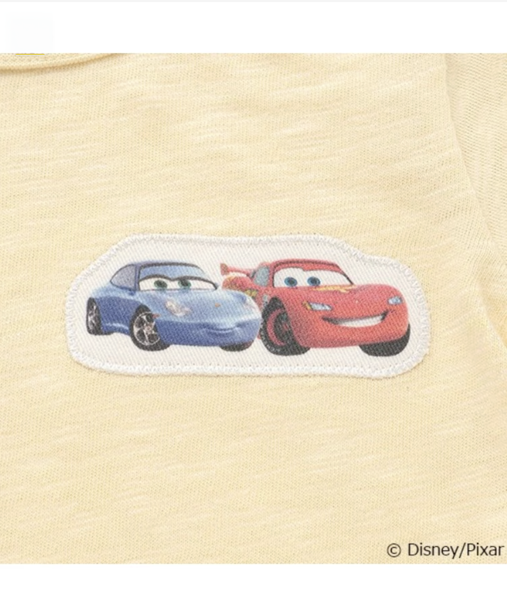 【petit main】【Disney】CARS角色繡章短袖套裝 👕👖