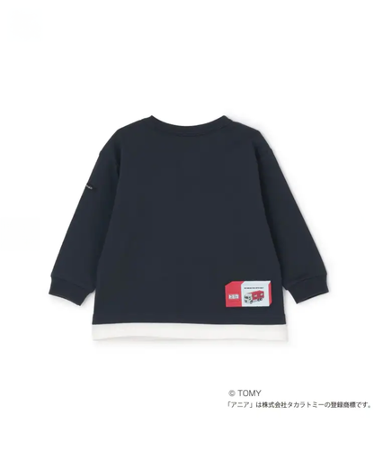 【petit main】【TOMICA・ANIA】聯名圖案長袖T恤 👕🚗🦖