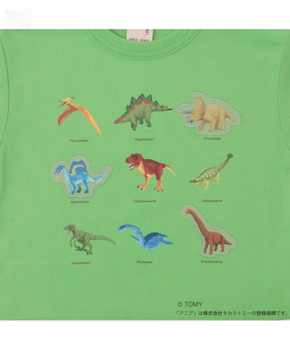 【petit main】【TOMICA・ANIA】聯名圖案長袖T恤 👕🚗🦖