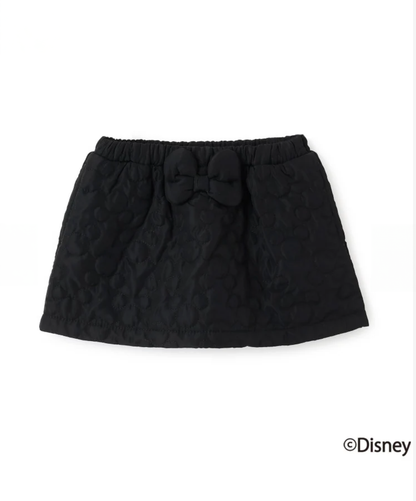 【petit main】【Disney】米奇壓紋鋪棉蝴蝶結裙 🎀