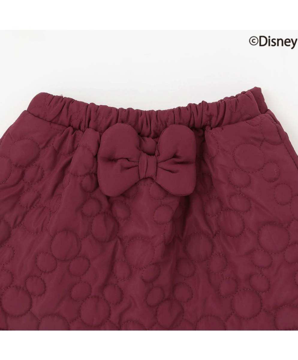 【petit main】【Disney】米奇壓紋鋪棉蝴蝶結裙 🎀