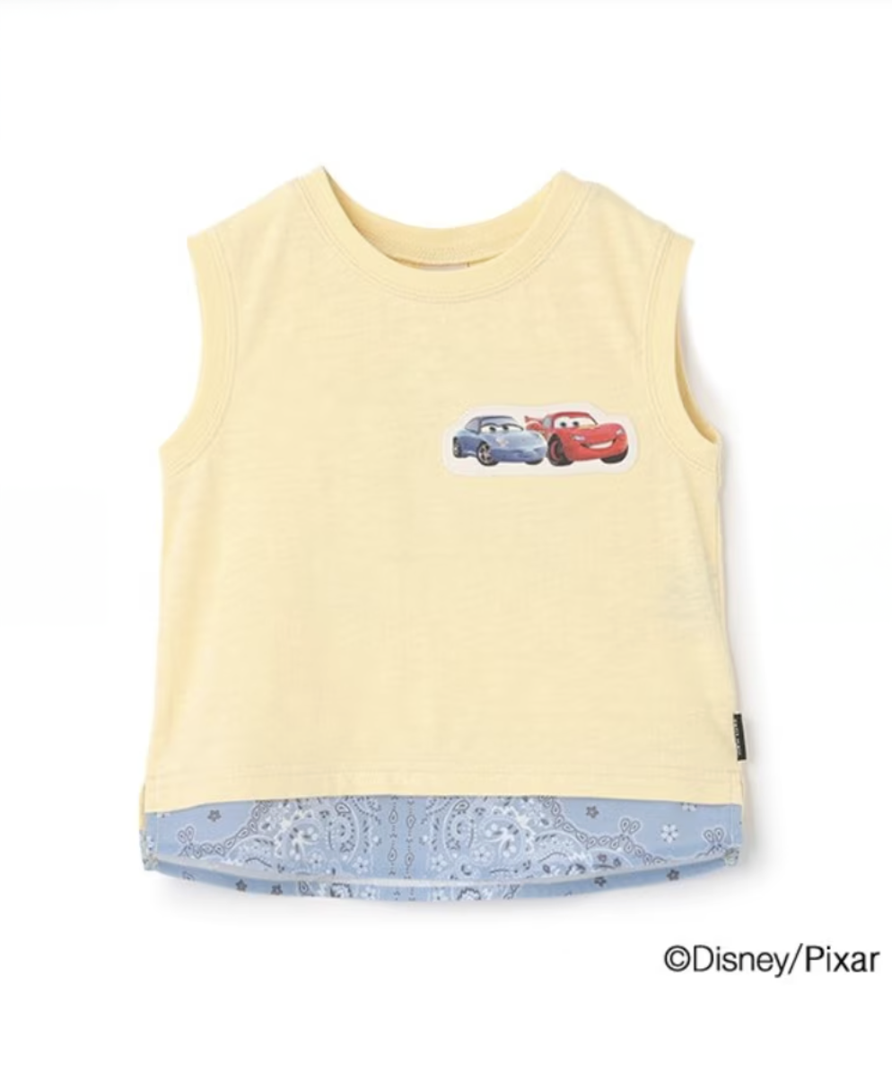 【petit main】【Disney】【涼感材質】閃電麥坤圖案背心🏎️