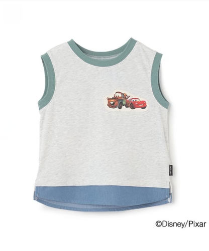 【petit main】【Disney】【涼感材質】閃電麥坤圖案背心🏎️