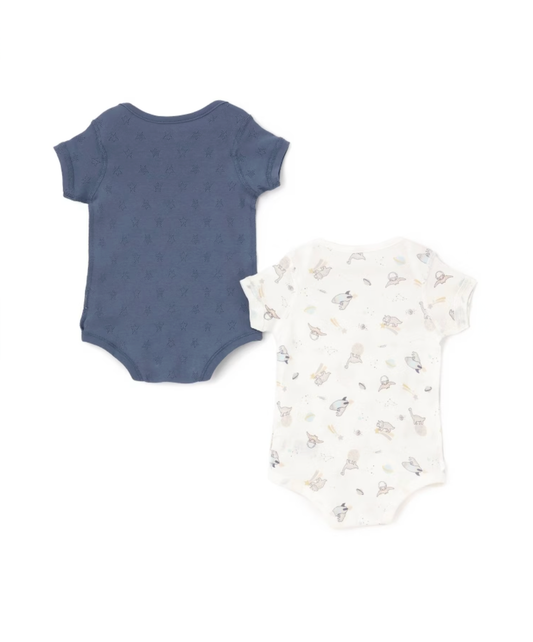 【petit main】👕【弱酸性呵護】日常實穿 × 柔和色調 寶寶連身包屁衣套組