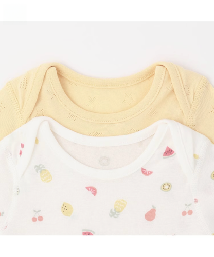 【petit main】👕【弱酸性呵護】日常實穿 × 柔和色調 寶寶連身包屁衣套組