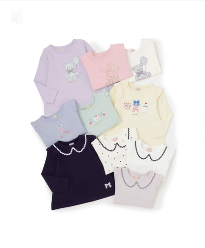【petit main】【プティプラ】女孩長袖T恤 👧🌼