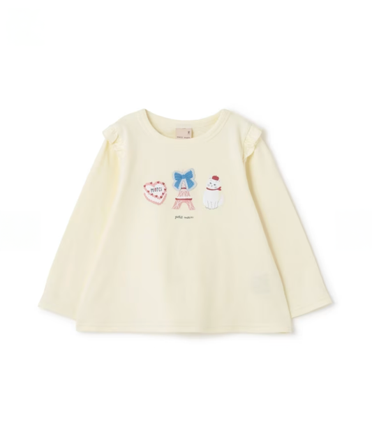【petit main】【プティプラ】女孩長袖T恤 👧🌼