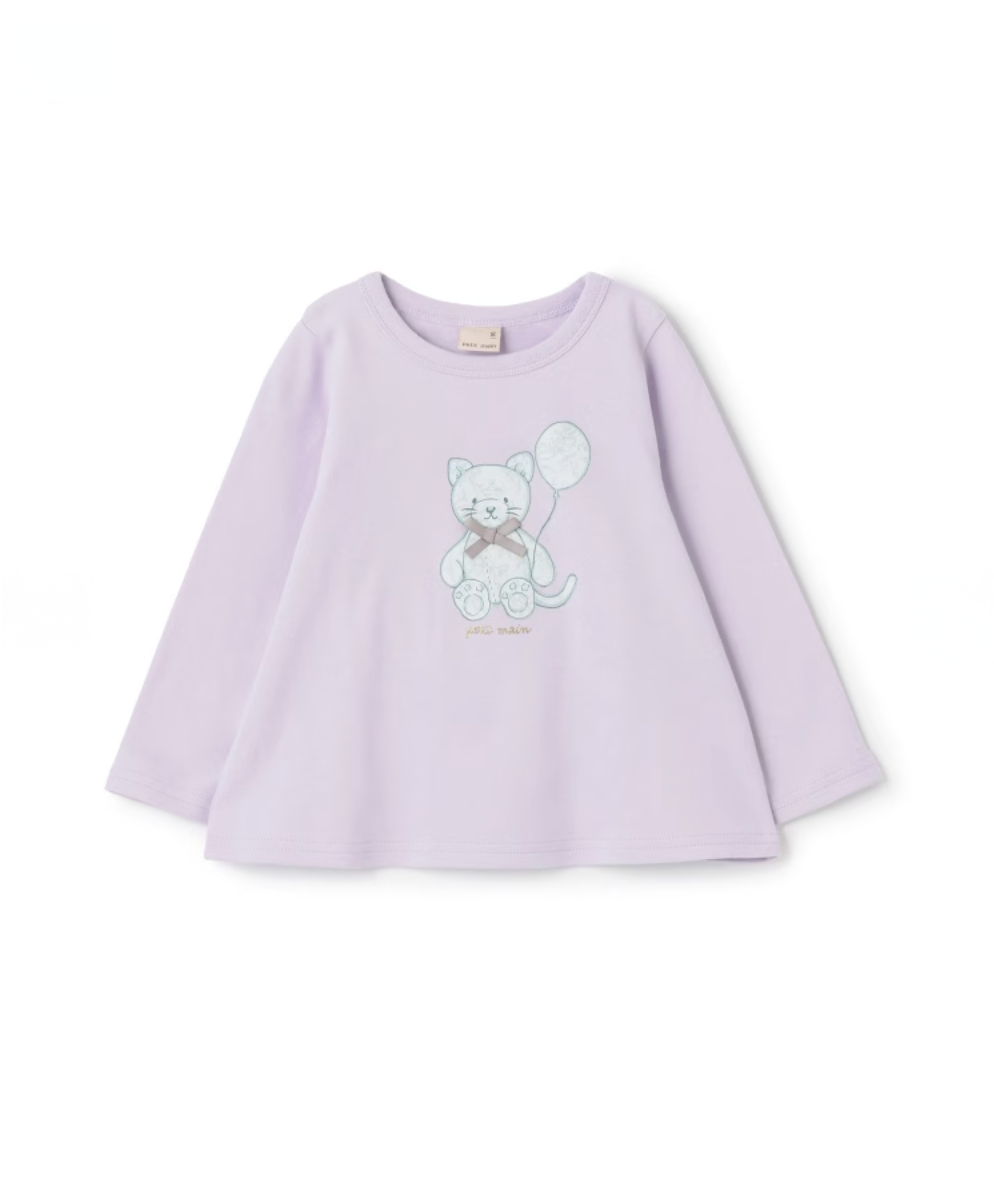 【petit main】【プティプラ】女孩長袖T恤 👧🌼