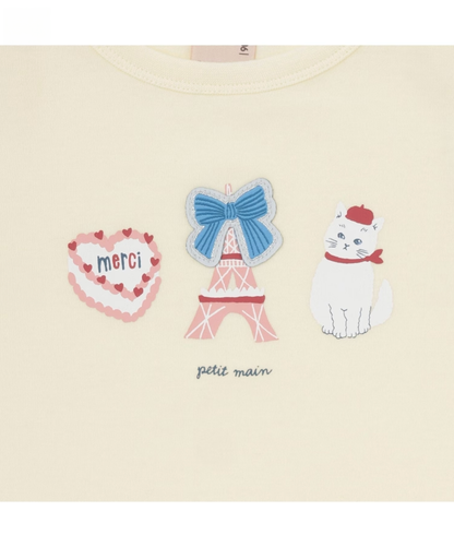 【petit main】【プティプラ】女孩長袖T恤 👧🌼