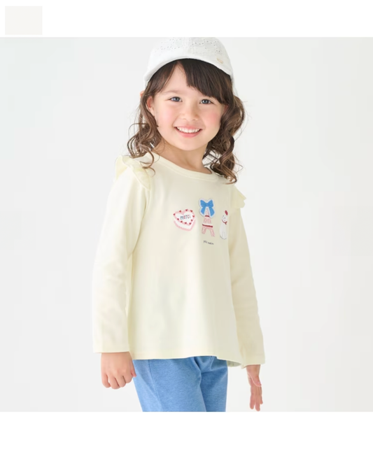 【petit main】【プティプラ】女孩長袖T恤 👧🌼