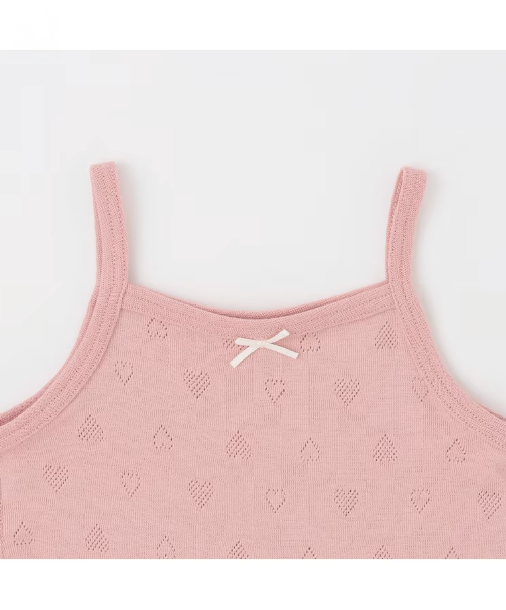 【petit main】【弱酸性】女童吊帶內衣 2件裝 👧💗👕