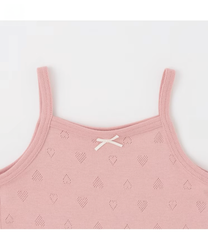 【petit main】【弱酸性】女童吊帶內衣 2件裝 👧💗👕