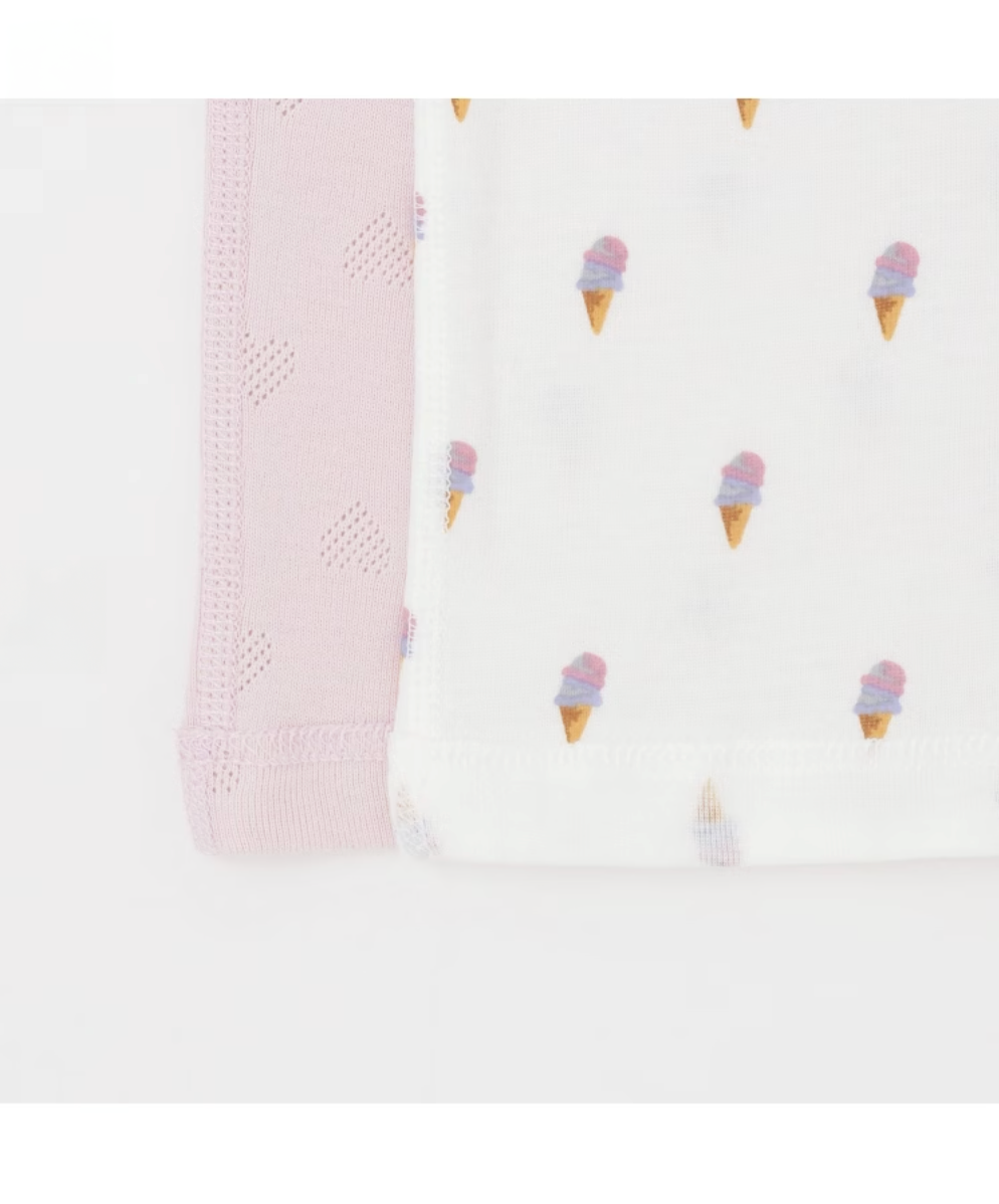 【petit main】【弱酸性】女童吊帶內衣 2件裝 👧💗👕