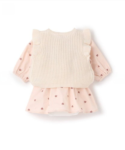 【petit main】👩‍👧👗 附背心連身裙（連身衣）🍼
