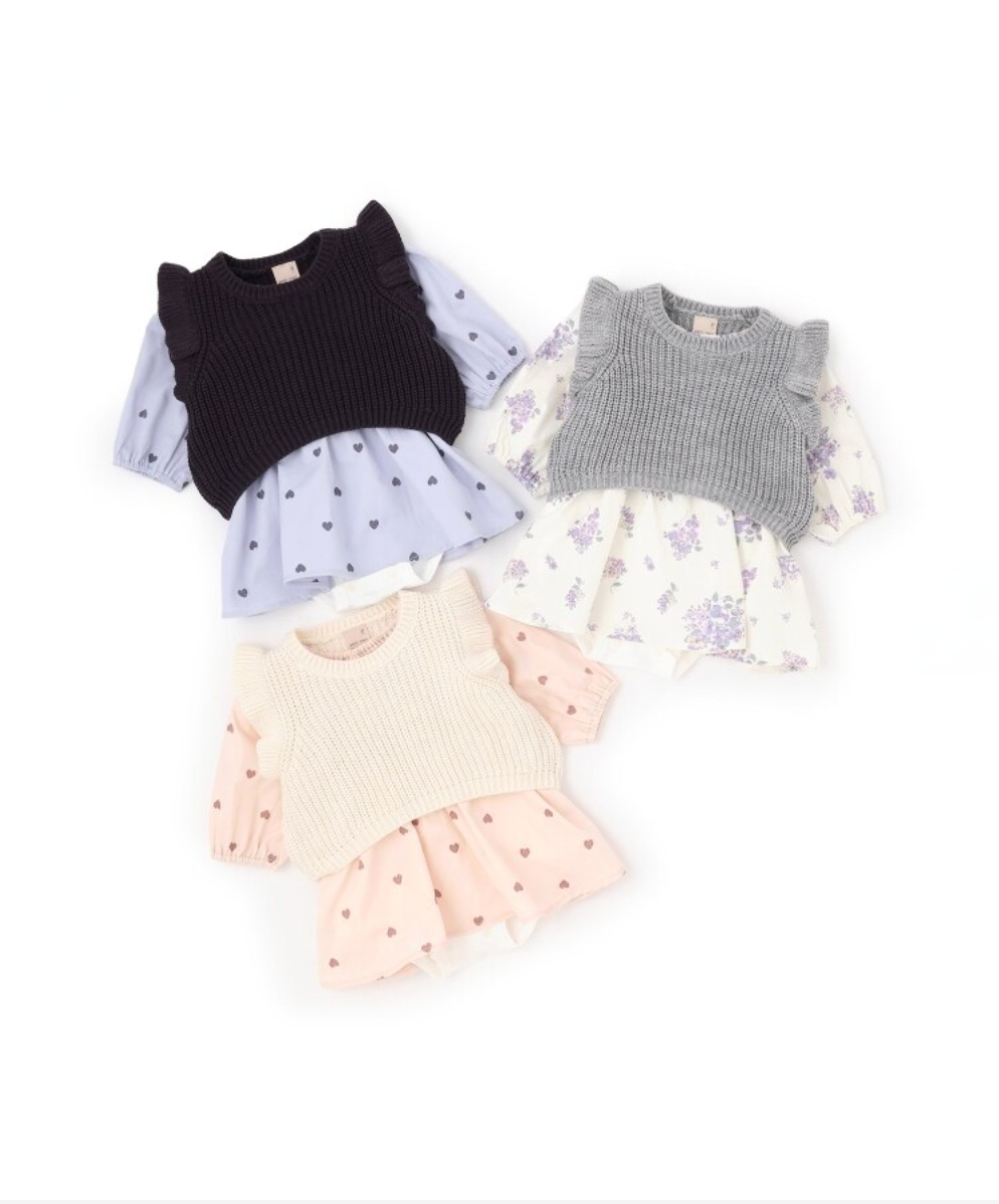 【petit main】👩‍👧👗 附背心連身裙（連身衣）🍼