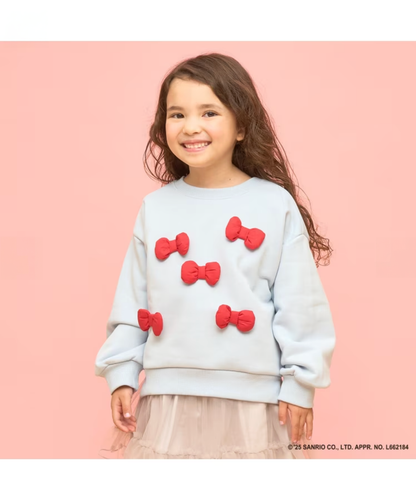 【Lycee mine】 【雙面可穿】🎀 Hello Kitty 立體蝴蝶結長袖上衣 🧸