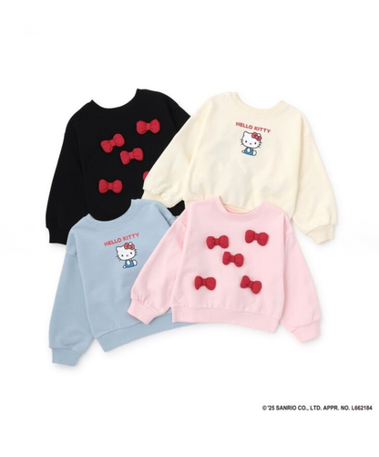 【Lycee mine】 【雙面可穿】🎀 Hello Kitty 立體蝴蝶結長袖上衣 🧸