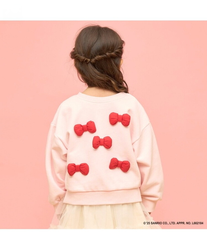 【Lycee mine】 【雙面可穿】🎀 Hello Kitty 立體蝴蝶結長袖上衣 🧸