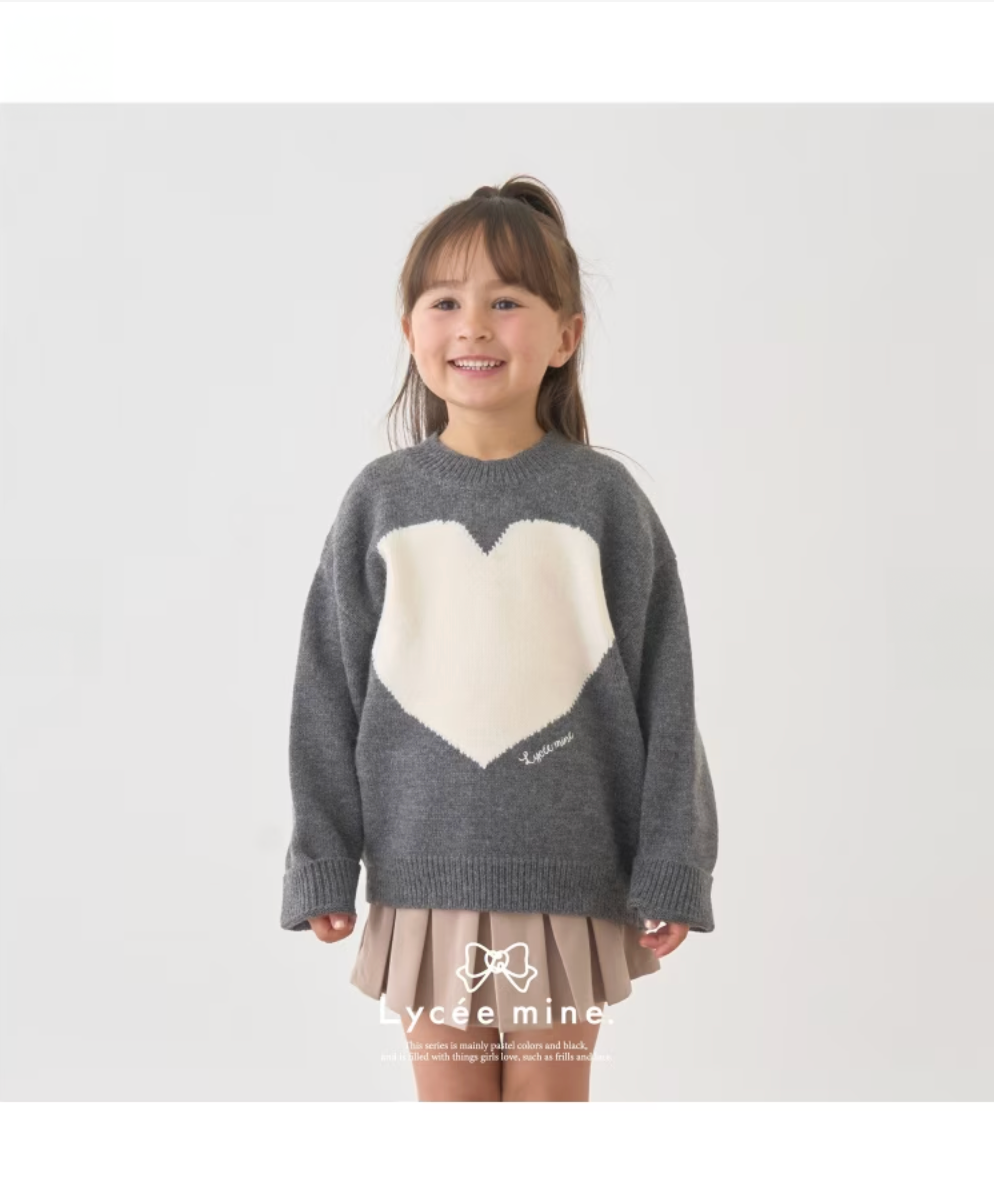 【Lycee mine】愛心針織上衣 ❤️🧶